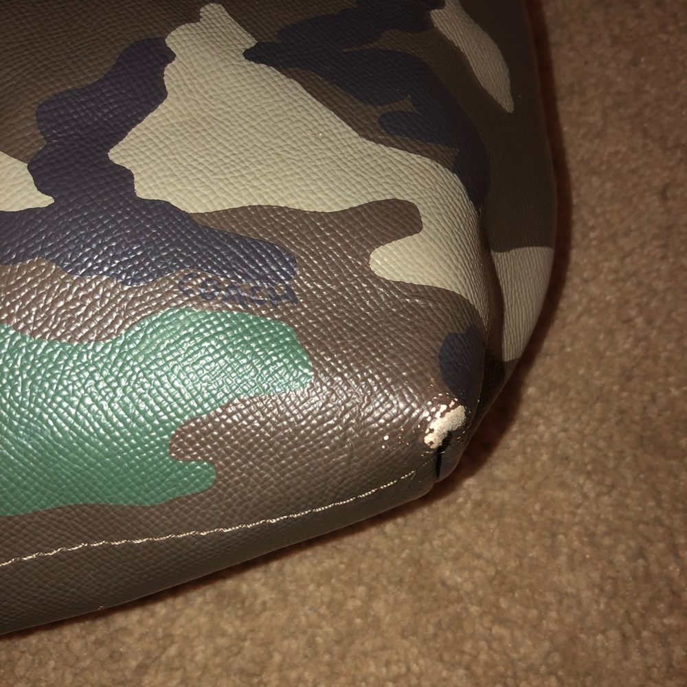 Coach Camoflauge Tote